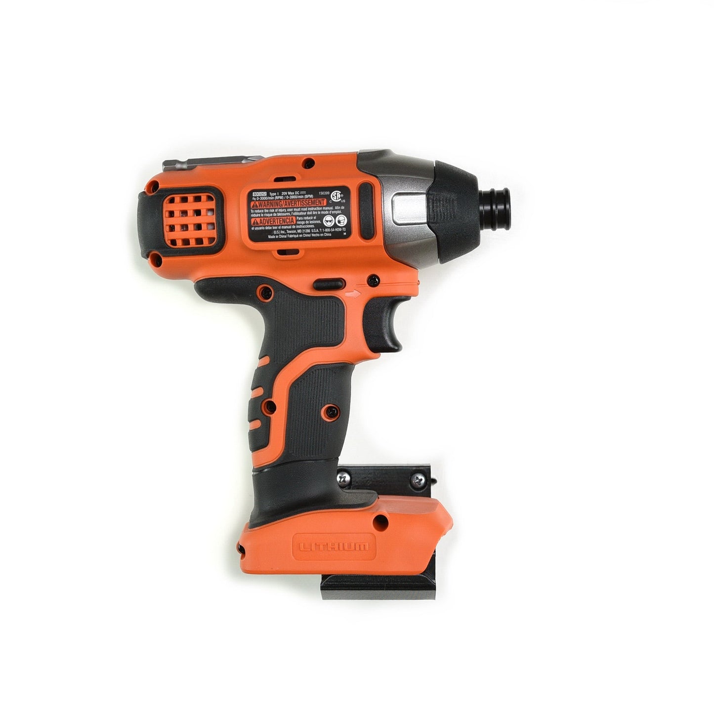 Black & Decker 20V Tool Mount Spartan Mounts   2